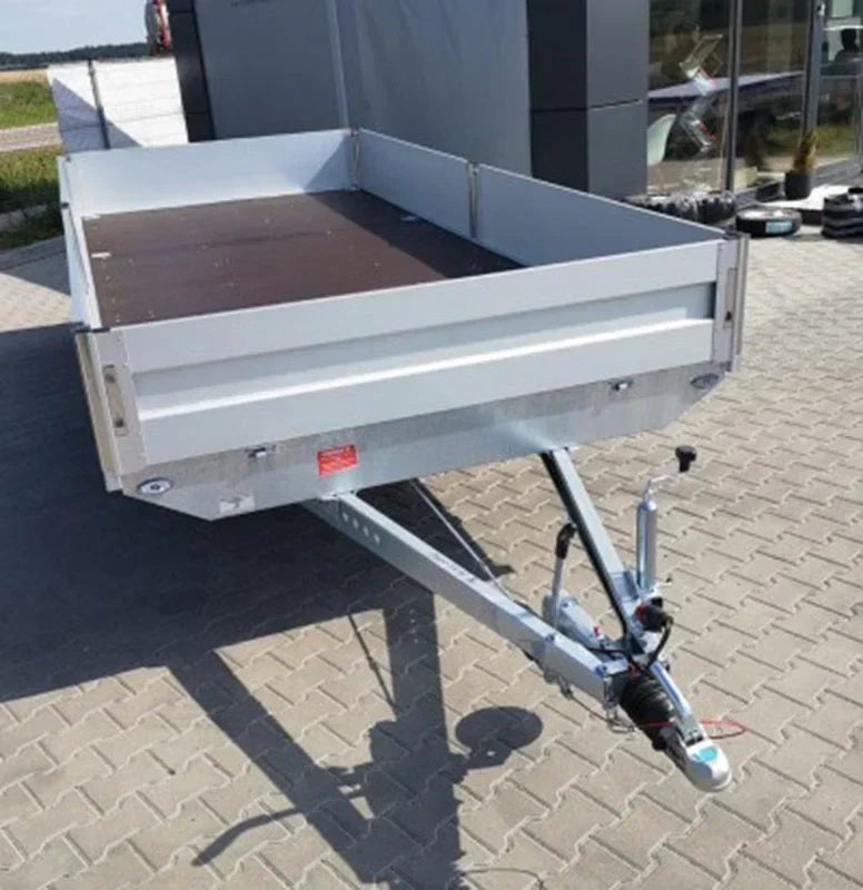 Plataforma lateral rebatível Boss 600 x 200 cm 3500 KG + rampas + apoios