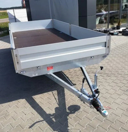 Plataforma lateral rebatível Boss 600 x 200 cm 3500 KG + rampas + apoios